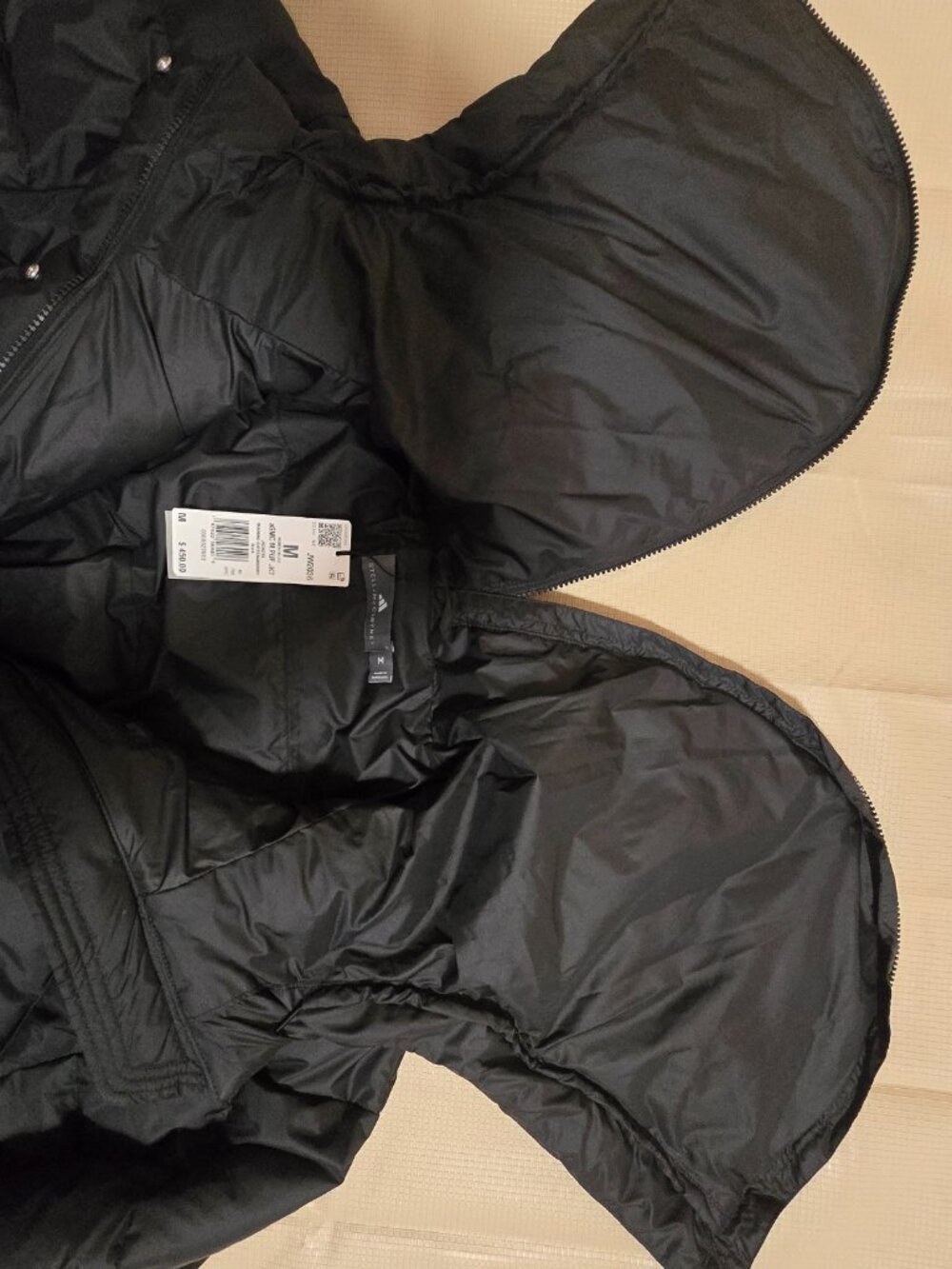 Adidas By Stella McCartney Women's Padded Hooded Jacket JW2036 Medium - Picture 6 of 9